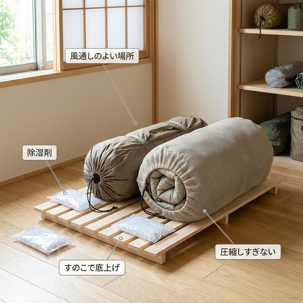 通気性の良い保管ラック