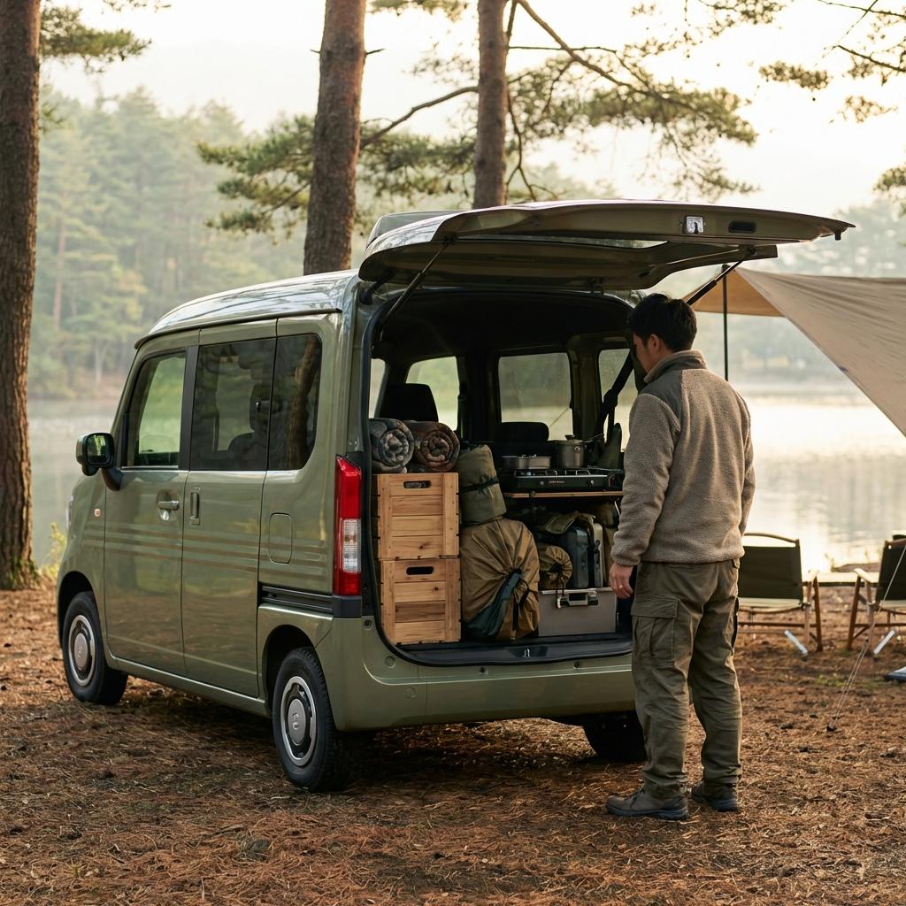 荷物を整えた出発前風景
