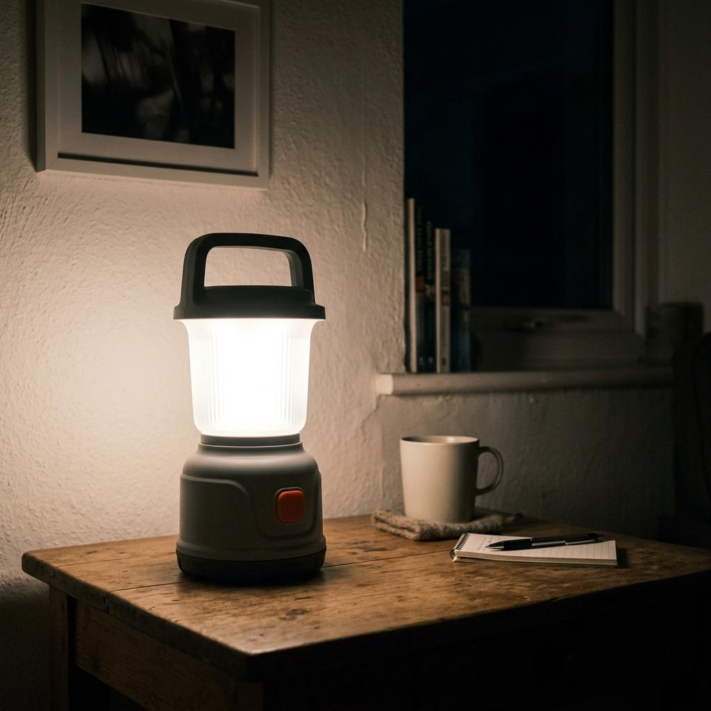 停電時に灯すLEDランタン