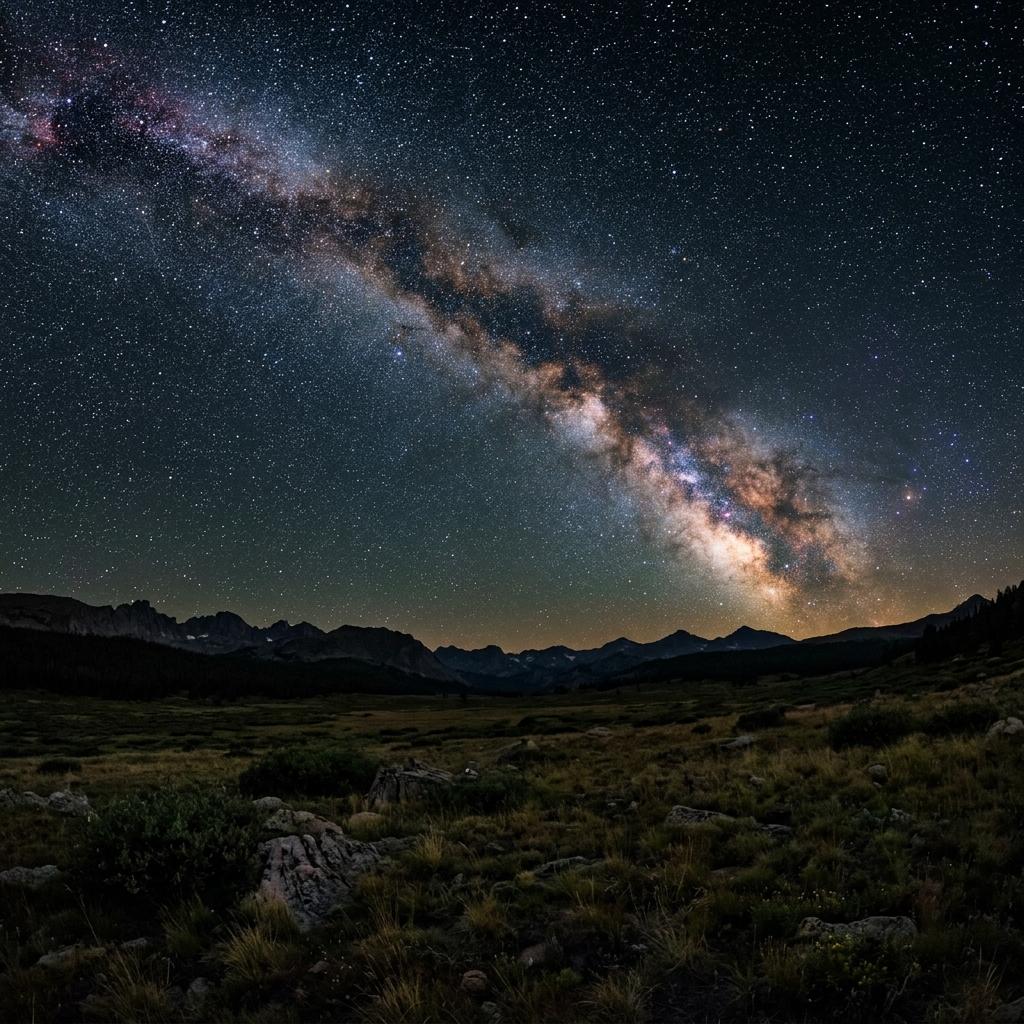 満天の星空と天の川