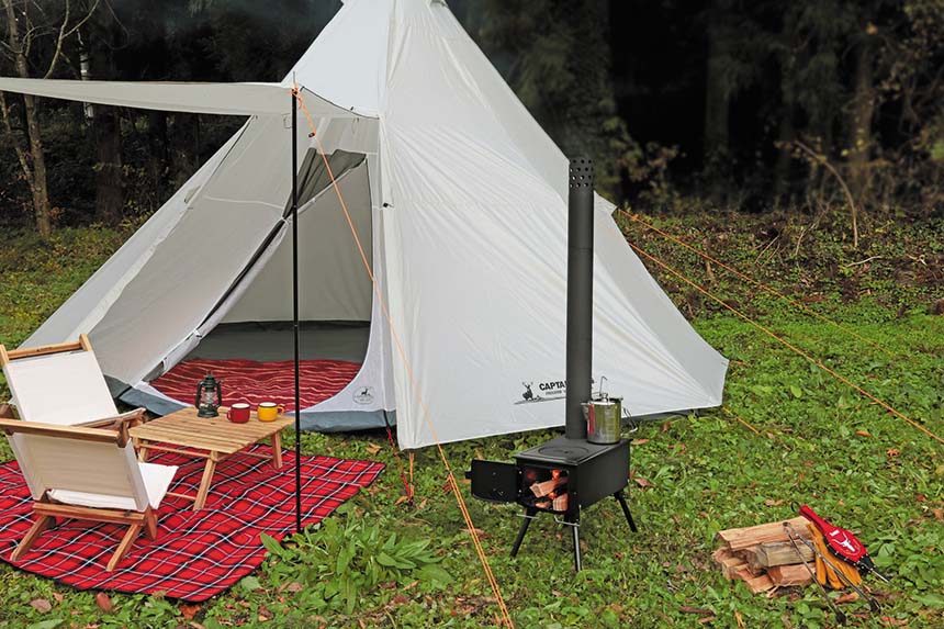 冬キャンプに人気！おすすめ薪ストーブとテントをご紹介 | YAGAI